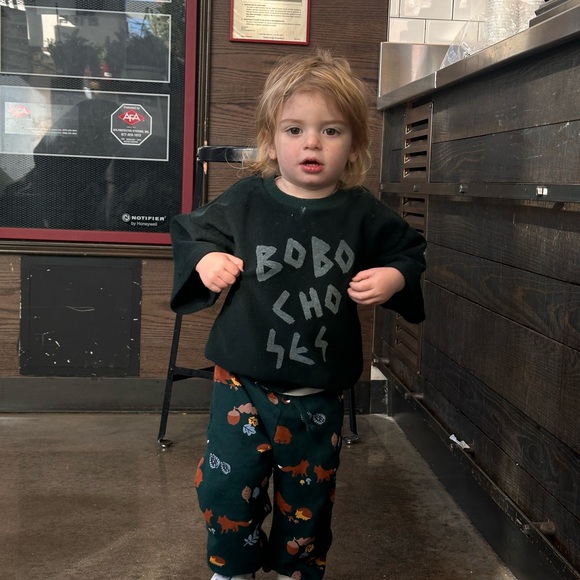 Bobo choses have a nice day sweatshirt green - Picture 3 of 4